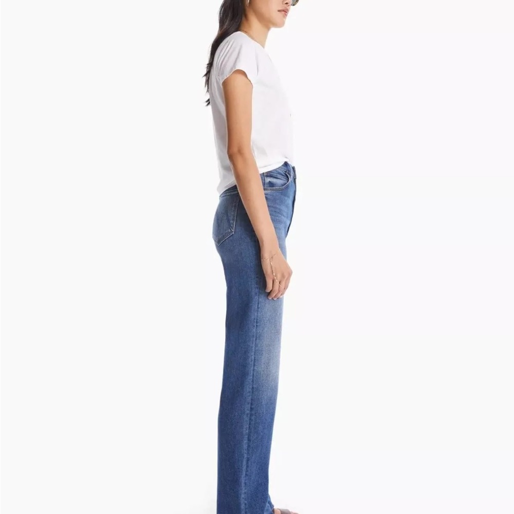 NWOT Mother For Free People High Waist Tunnel Vision Sneak Jeans Size W34 L31